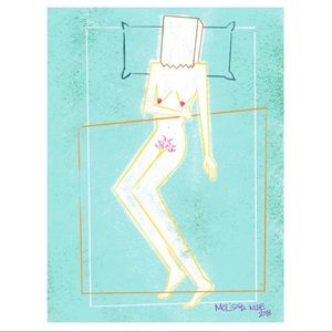 Goodnight Nude Illustration Art Print